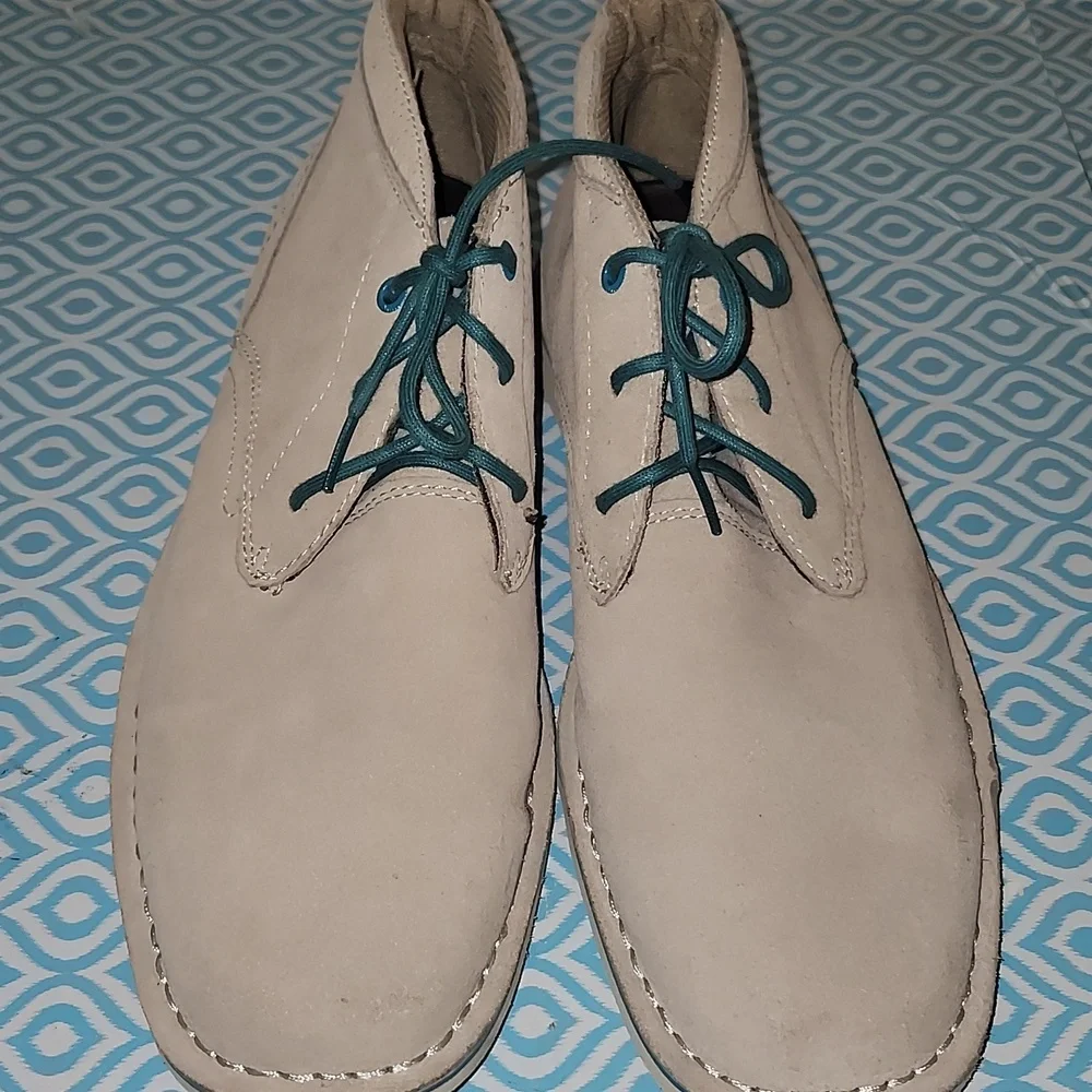 Skechers Mens Suede Leather Shoe Boots‎ size 11 tan